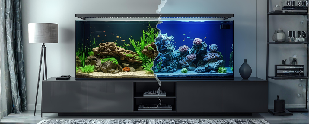 Aquarium d'eau douce vs aquarium d'eau de mer : lequel choisir ?