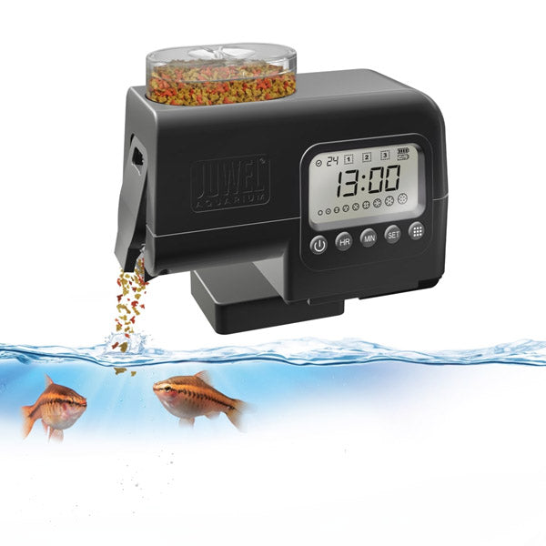 Distributeur automatique de poissons d'aquarium résistant à l'humidité  Distributeur de nourriture électrique de vacances et de week-end