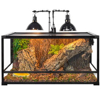 Support de Lampe Dôme Double sur Pied REPTIZOO