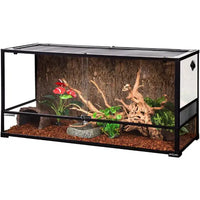 Terrarium REPTIZOO Démontable et Étanche - 120 x 45 x 60 cm
