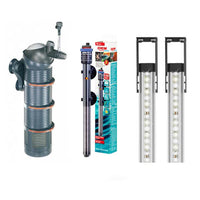 Aquarium Équipé Vivaline LED 150 Combi Chêne Gris EHEIM - 2 x 7,7W