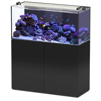 Aquaview SW 120 AQUATLANTIS Noir Laqué - Aquarium Eau de Mer 278 L