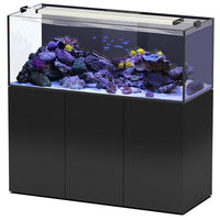 Aquaview SW 150 AQUATLANTIS Noir Laqué - Aquarium Eau de Mer 415 L