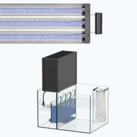 Aquaview SW 65 AQUATLANTIS Noir Laqué - Aquarium Eau de Mer 136 L