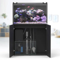 Aquaview SW 120 AQUATLANTIS Noir Laqué - Aquarium Eau de Mer 278 L