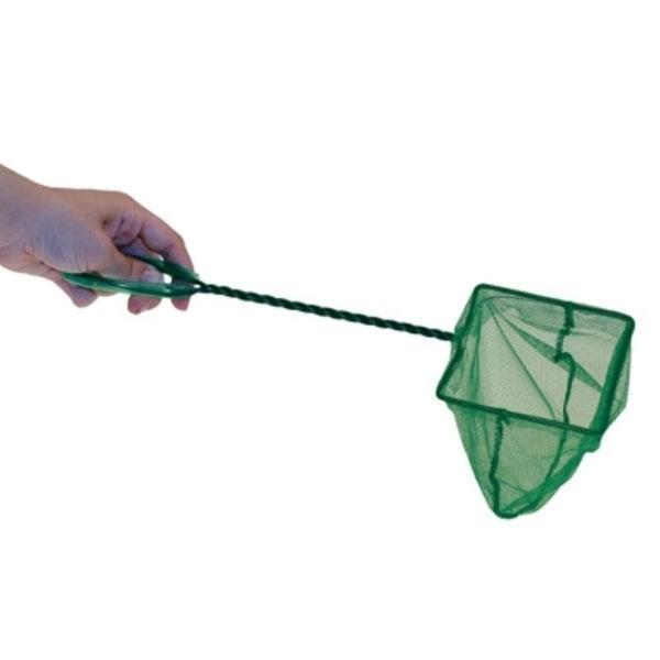 Épuisette Ronde Pour Aquarium – Maille Fine, ø 10 Cm, Manche 36,5 Cm En Métal Recouvert De Plastique