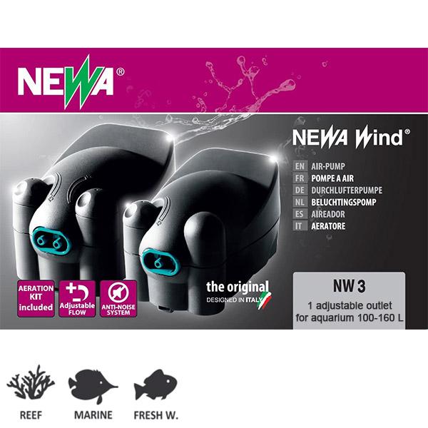 Newa Wind NW1 pompe à air pour aquarium jusqu'à 100 litres