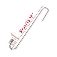 Diffuseur CO2 Design Inox - de 20 à 40 cm