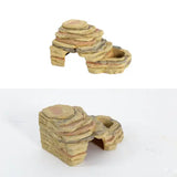 REPTIZOO Piatti per Pappa 3 in 1 Nascondiglio - 23 x 14,5 x 11 cm