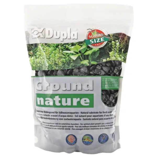 Gemahlene Natur schwarze Kieselsteine ​​Dupla – Bao Aquarium