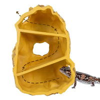 Nascondiglio multi-livello agganciabile REPTIZOO - Nascondiglio multi-livello sospeso