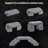 Pietre di Ardesia Multifunzione REPTIZOO - 7 pz