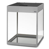 Aquarium Glossy Cube Day & Night Gris Laqué LED AQUAEL - 135L