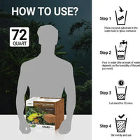 Substrato compresso REPTIZOO Coco Brick - 10L