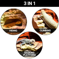 Grotta nascosta nell'angolo del deserto REPTIZOO - 18 o 25 cm