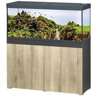 Ausgestattetes Aquarium Vivaline LED 240 Combi Grey Oak Bronze Eheim - 16,5W