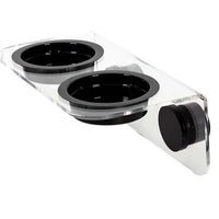 Mangeoire Double Translucide REPTIZOO - 15 cm