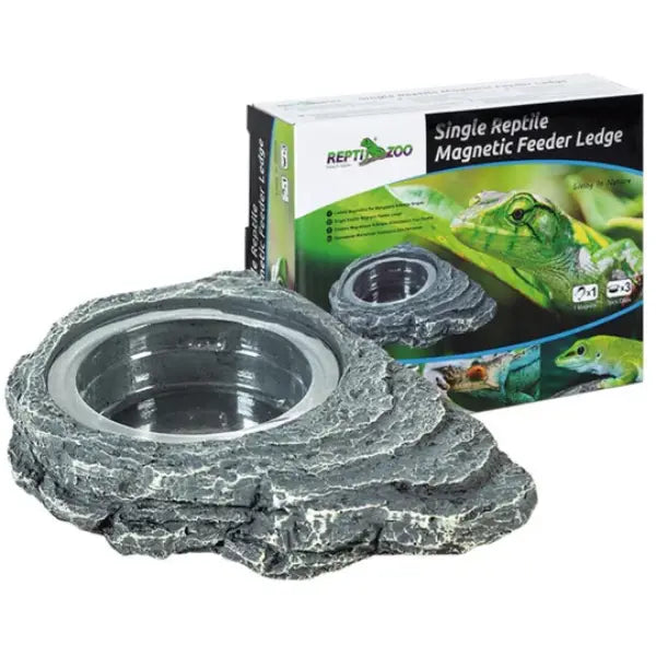 Mangeoire Magnétique Pierre REPTIZOO - 12 cm