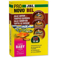 ProNovo Bel Flakes Baby JBL - Kit d'Aliment d'élevage en Flocons pour alevins vivipares de 2 à 20 mm