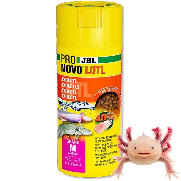 ProNovo Lotl Grano M JBL - Aliment de base en Granulés pour Axolotls de 8 à 20 cm