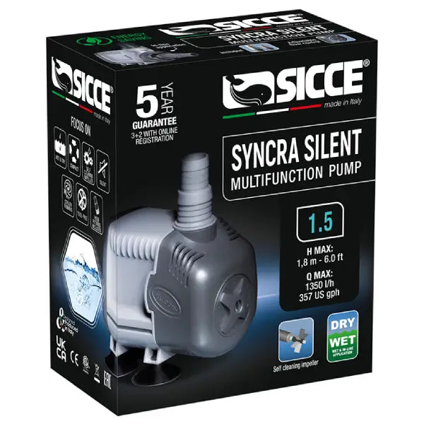 Bomba Syncra Silent 1.5 SICCE - hasta 1350 L/h