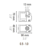 Pompe Syncra Silent 1.0 SICCE - jusqu'à 950 L/h