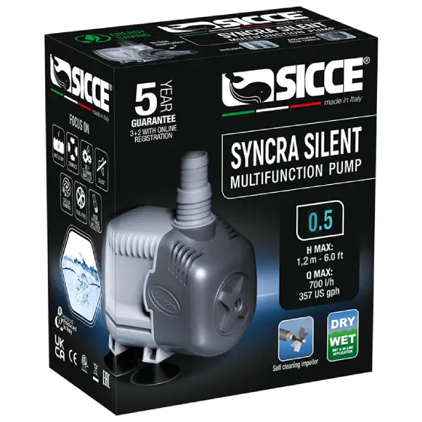 Bomba Syncra Silent 0.5 SICCE - hasta 700 L/h