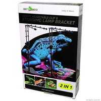 Support de Lampe Dôme Double sur Pied REPTIZOO