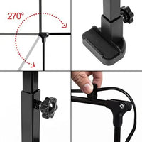 Support de Lampe Dôme Double sur Pied REPTIZOO