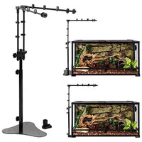Support de Lampe Dôme Double sur Pied REPTIZOO