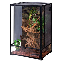 Terrarium REPTIZOO Démontable et Étanche - 60 x 45 x 90 cm