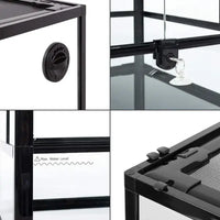 Terrarium REPTIZOO Démontable et Étanche - 45 x 45 x 60 cm