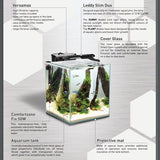 Nano-Aquarium Fish & Shrimp Set Duo 35 Équipé AQUAEL Noir - 49L
