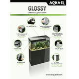 Aquarium Glossy 150 Noir Laqué LED AQUAEL - 405L