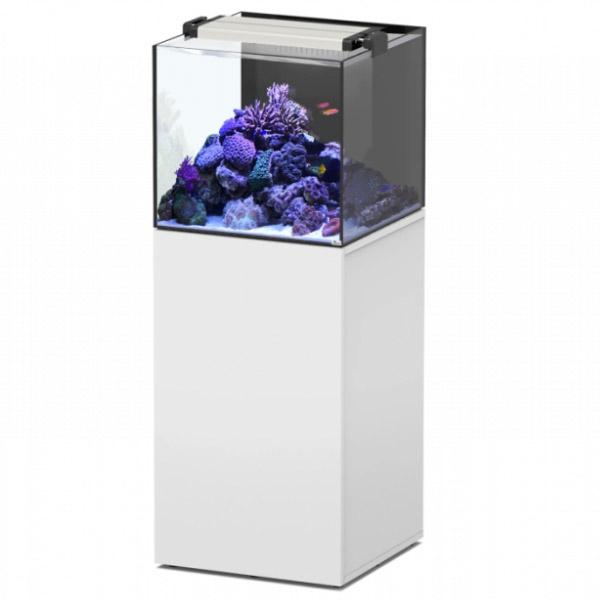 Aquaview SW 50 AQUATLANTIS Blanc Laqué - Aquarium Eau de Mer 93 L