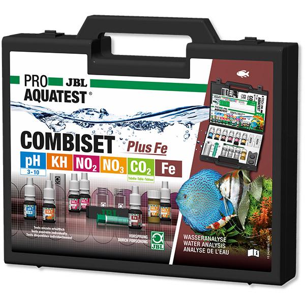 Pro AquaTest CombiSet Plus Fe JBL - Coffret de Tests des principaux paramètres d'eau