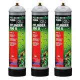 Cylinder 500 U MultiPack JBL ProFlora - Lot de 3 bouteilles CO2 jetables 500 g