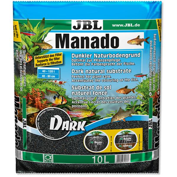Substrat de sol naturel pour aquariums d'eau douce JBL MANADO 10litres