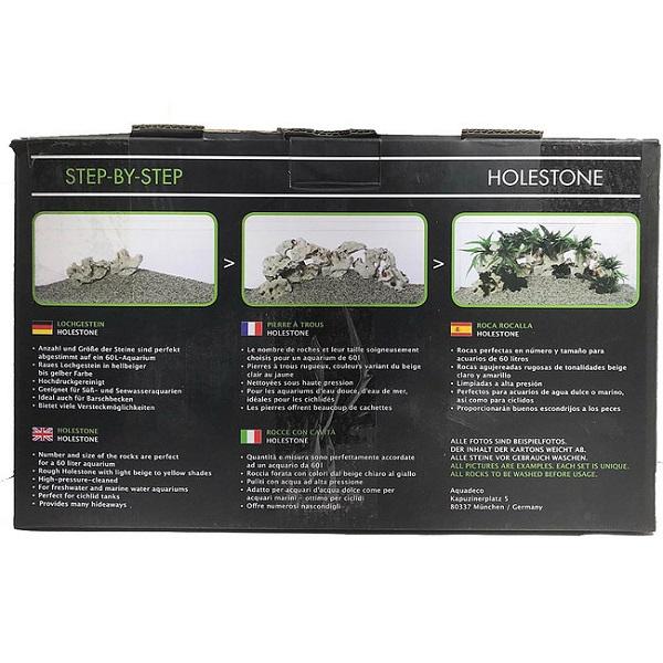 Deco Set Multi Holestone Roche Naturelle AQUADECO - pour Aquarium de 6 ...