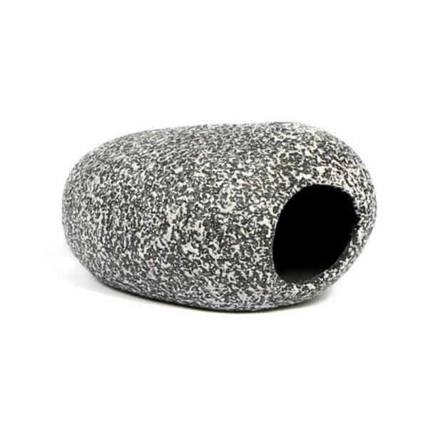 Grotte Tunnel Pour Aquarium - Cachette Souterraine Pour Poissons, Crevettes, Cichlidés - Taille L (25 Cm)