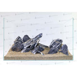 Zebra Rock Roche Naturelle AQUADECO - 0.8 à 1.2kg